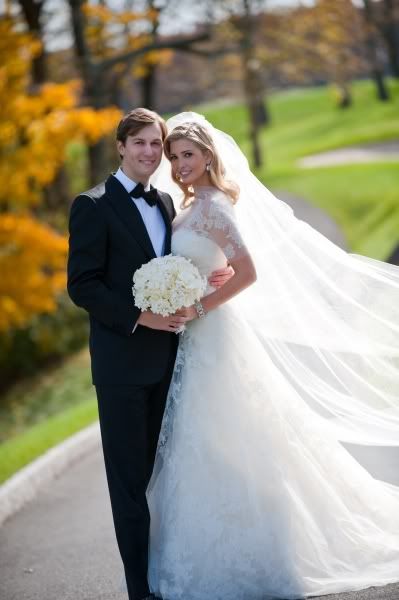 ivanka trump wedding pictures. ivanka trump wedding dress.