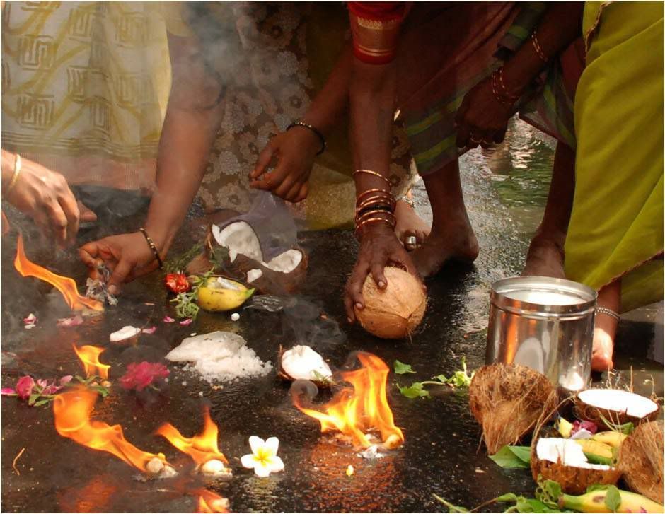 Chennai,pooja on the road