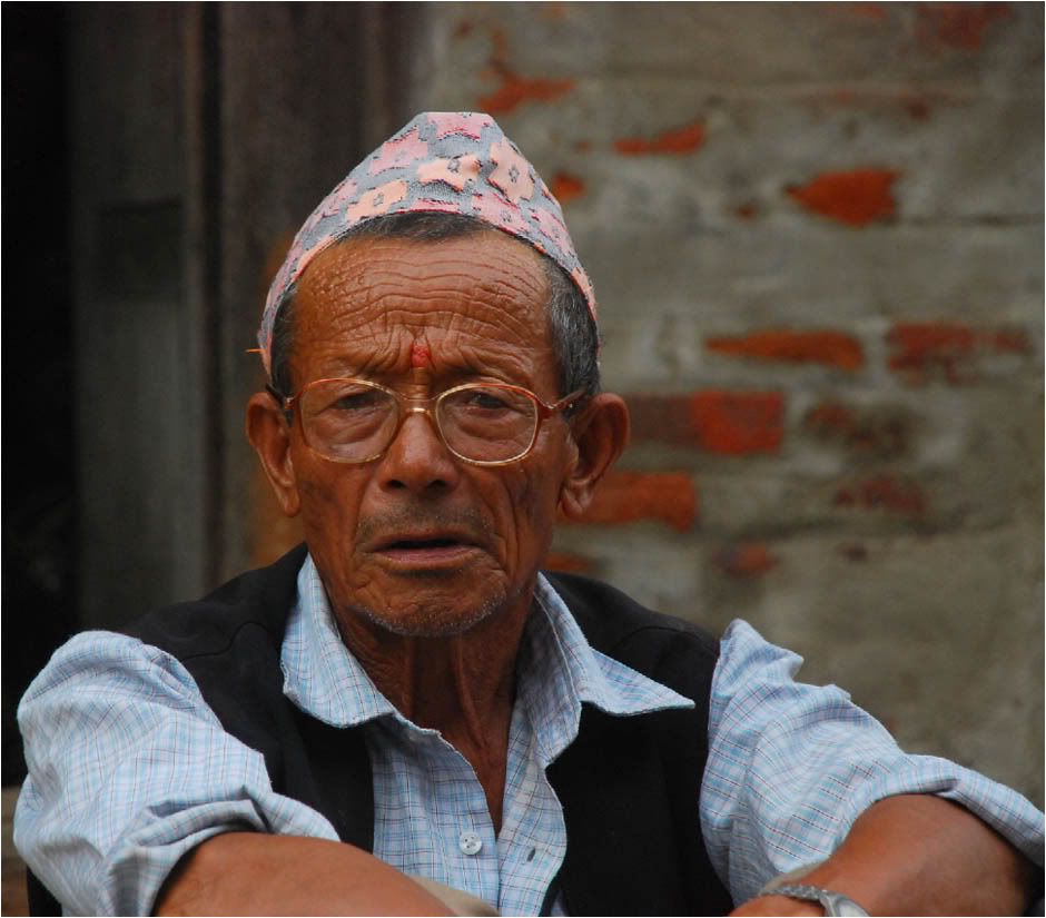 Nepali man portrait