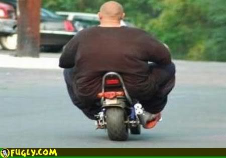 I have seen some people on bikes that you just wonder what the weight limit 