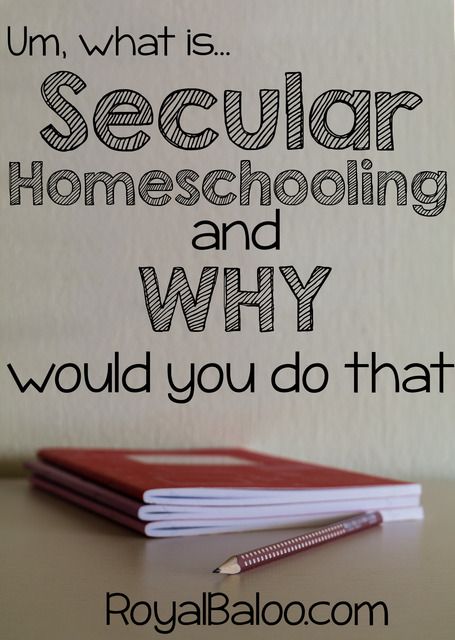 What is secular homeschooling and why would you do that?
