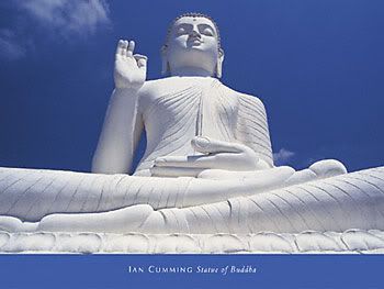 White Buddha statue