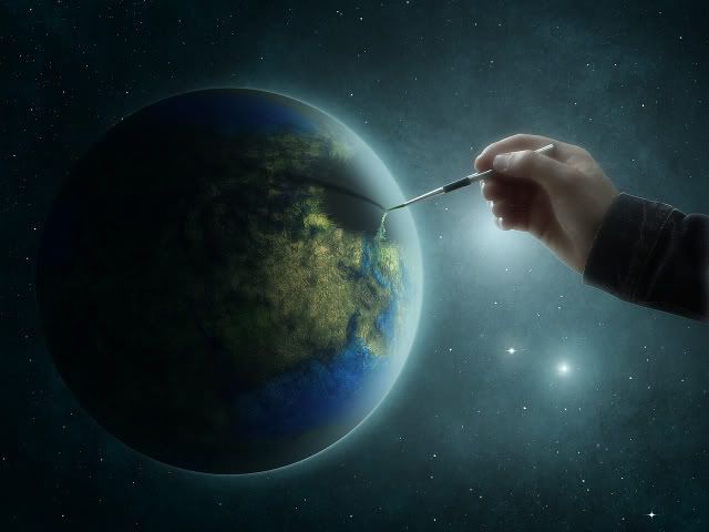 Painting the earth