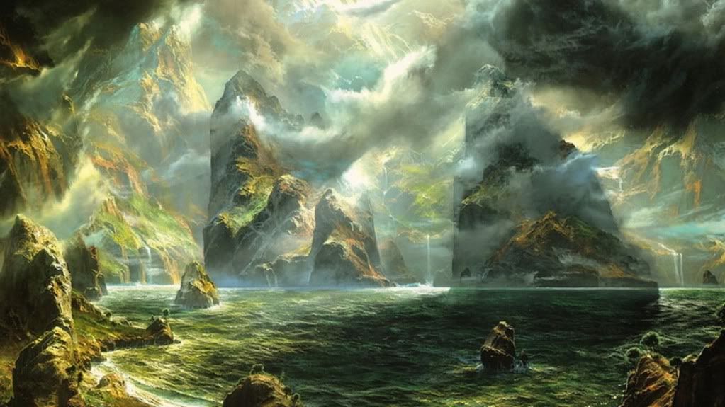 Cliffs fantasy art