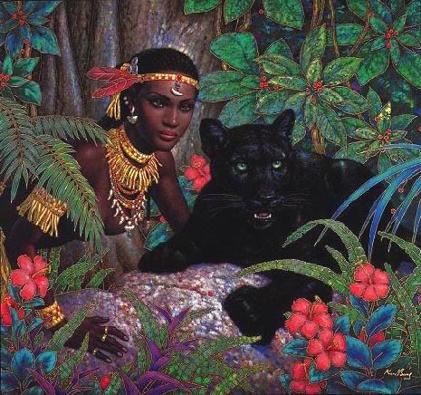 Huntress and Black Panther