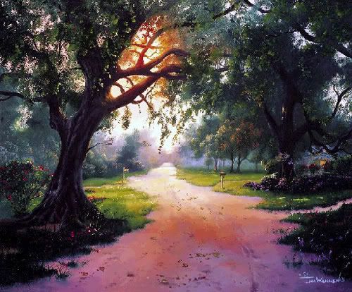 Pretty landscape art