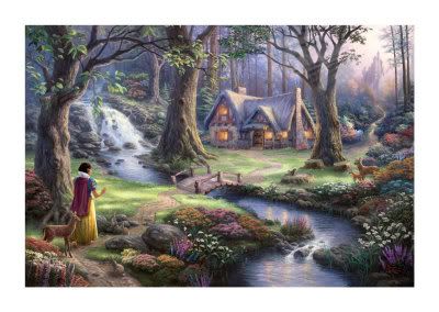 Snow White cottage Thomas Kincade