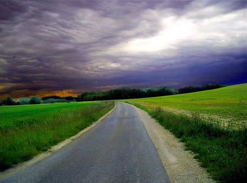 Road and storm