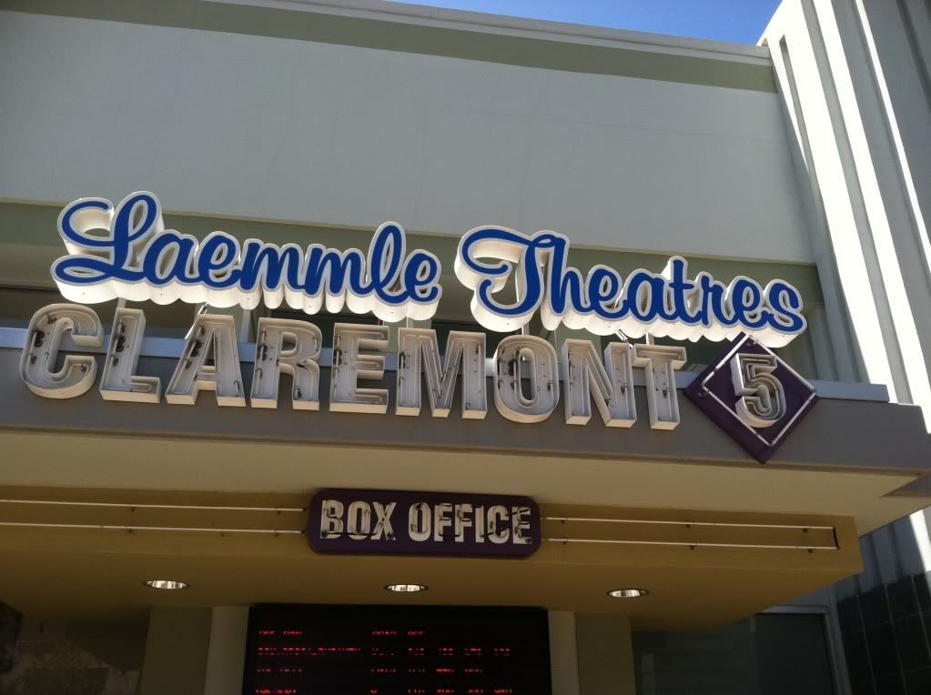 Senior Wednesday at Laemmle Theater in Claremont, CA makes Movie Going