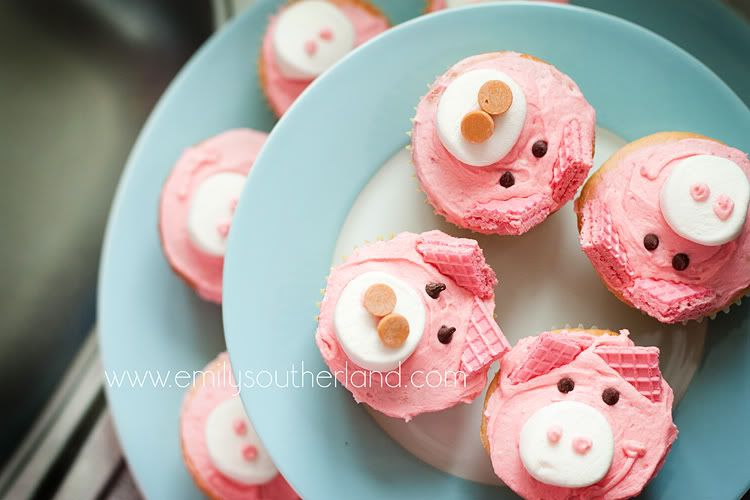 Pig Cupcake Ideas