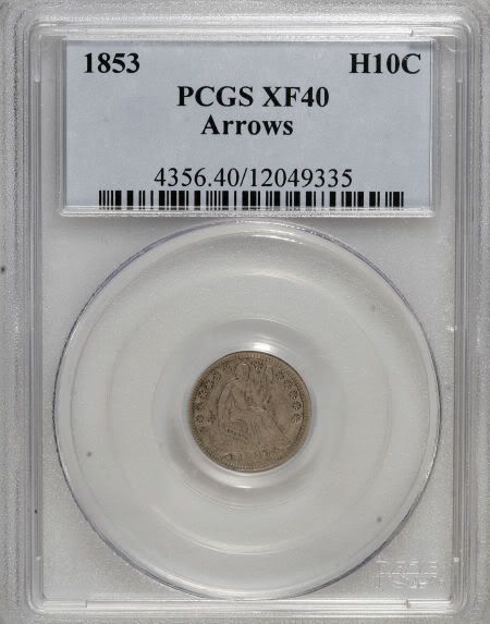 1853SeatedDimeArrowsPCGSXF40.jpg