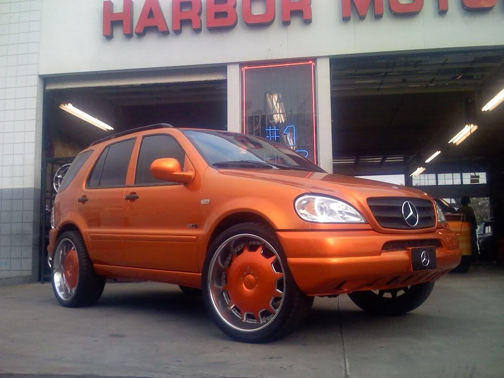 Pimped mercedes ml #4