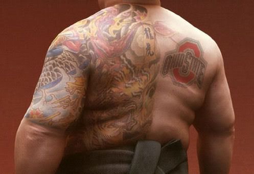 It's called a yakuza tattoo I don't know the significance of it 