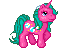 littlepony-1.gif pink walking my little pony image by juliawithwings