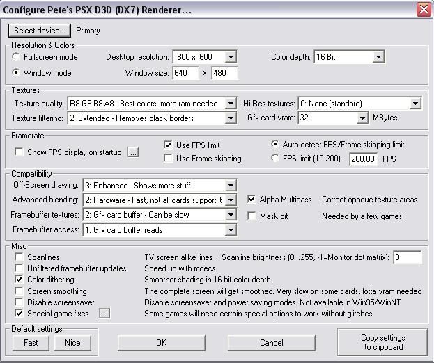 I don't have a screenshot for the blue boxes though. It's the only game to have them happen in (these settings work for every other game but FFVII I think.