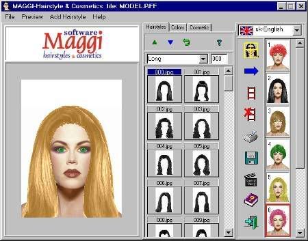  modeling and color hairstyles. Platform : Windows 95/98/Me/NT/2000/XP