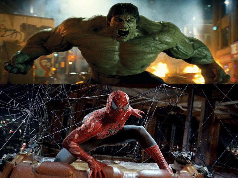 the hulk wallpaper. Incredible Hulk and SpiderMan