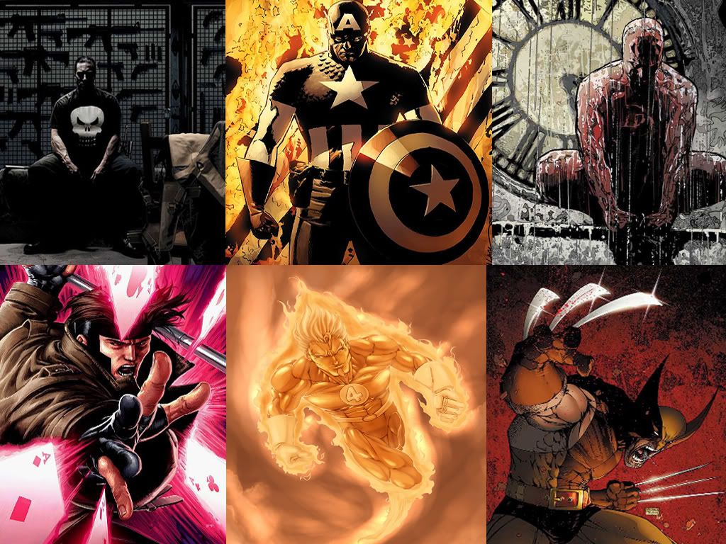 Marvel Heroes Wallpaper Image