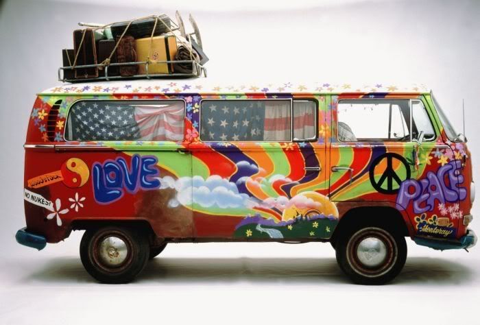 The most common hippie car is the VW Westfalia The VW bus