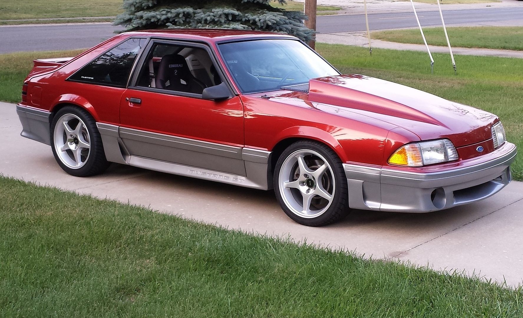 For Sale 18X9" 2000 Cobra R Replica rims Fox SN95 axles ...