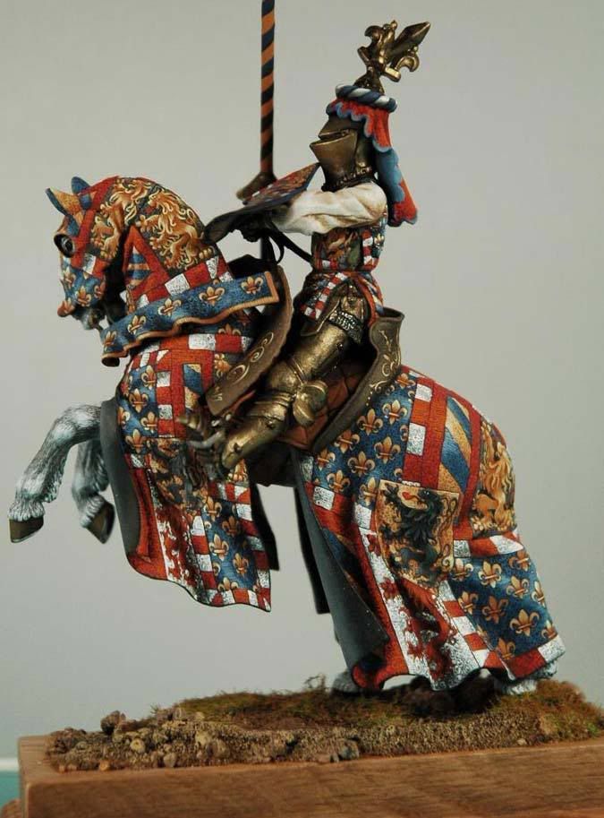 jousting knight figures