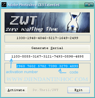 Adobe Photoshop CS3 Extended Serial Activation By Satyr82