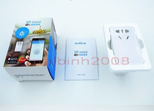 Ổ Cắm Điều Khiển Từ Xa Bằng Wifi Broadlink SP Mini