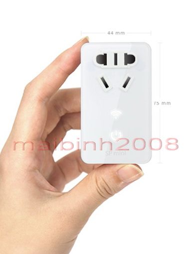 Ổ Cắm Điều Khiển Từ Xa Bằng Wifi Broadlink SP Mini - 2