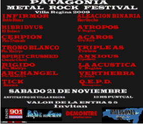 acaros thash metal,entombed en bs as,fechas de metal,recitales de metal,entombed en argentina,acaros,tren loco en viedma