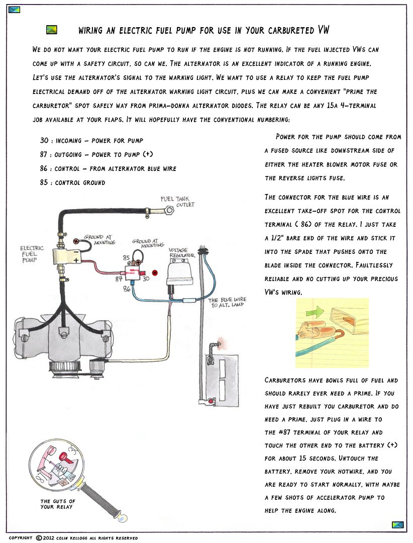 Double Relay Article - Itinerant Air-Cooled air cooled vw coil wiring diagram 