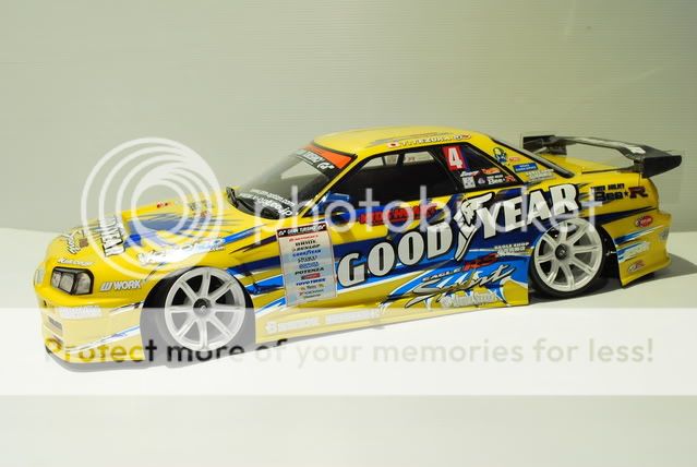 R34 Goodyear Skyline 1 10 Body Shell Tamiya Yokomo HPI