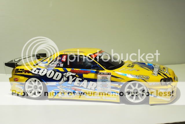 R34 Goodyear Skyline 1 10 Body Shell Tamiya Yokomo HPI