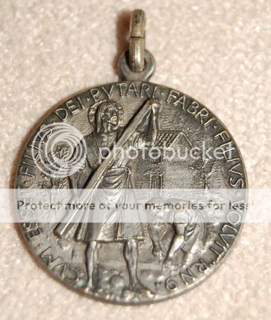 POPE PAUL VI   SILVERED BRONZE PLAQUE MEDAL 1963  