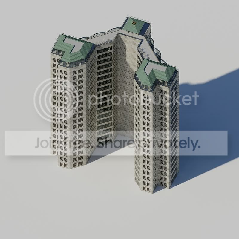 back with larger stone facade